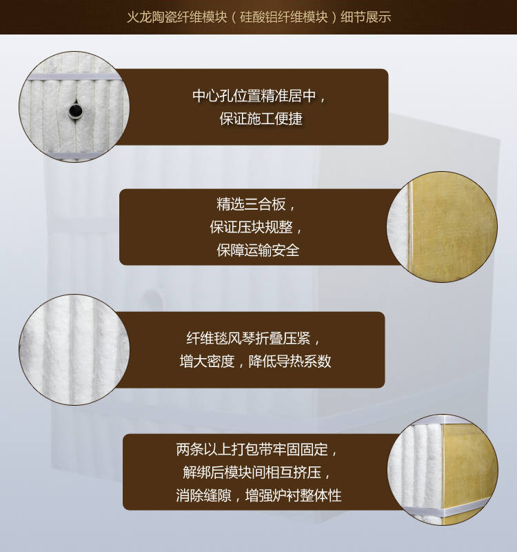 陶瓷纖維模塊應(yīng)用優(yōu)勢